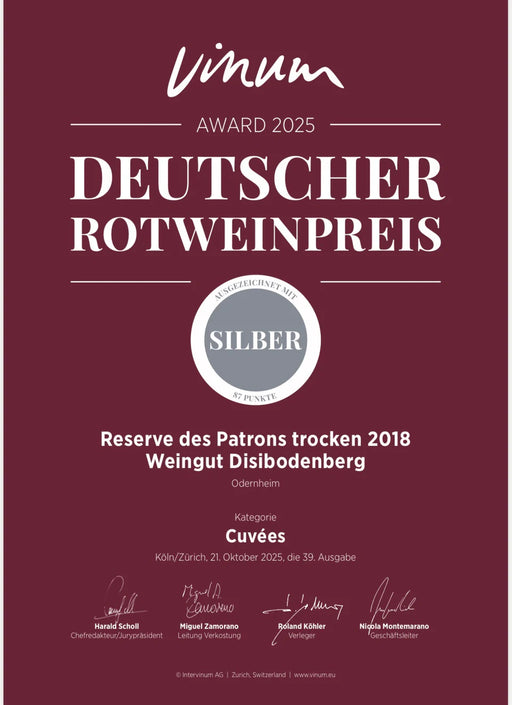 2018 Réserve des Patrons rot, trocken 0,75L
