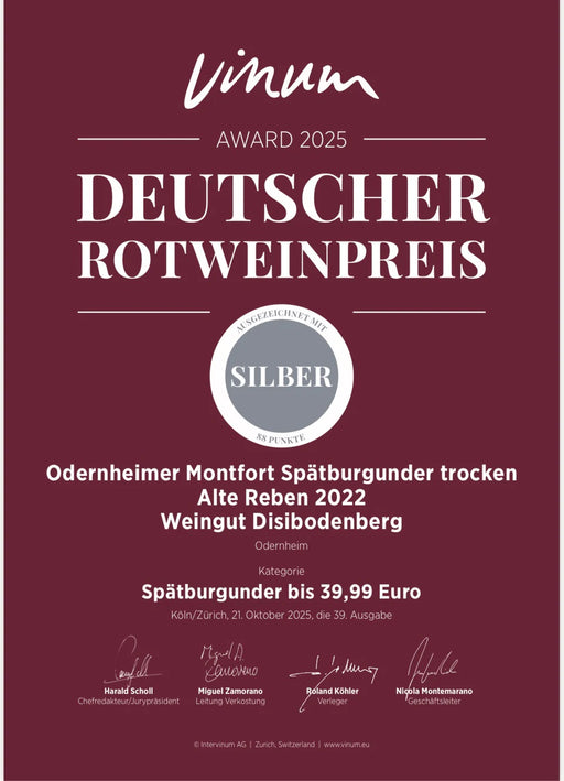 2022 Montfort Spätburgunder »Alte Reben«, trocken