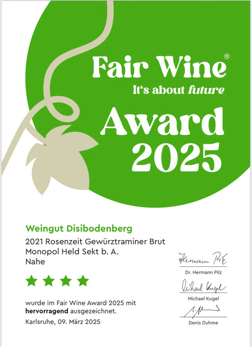 2021 »Rosenzeit« Gewürztraminer Sekt, brut